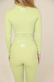 Fit Babe Zip Set - Kiwi