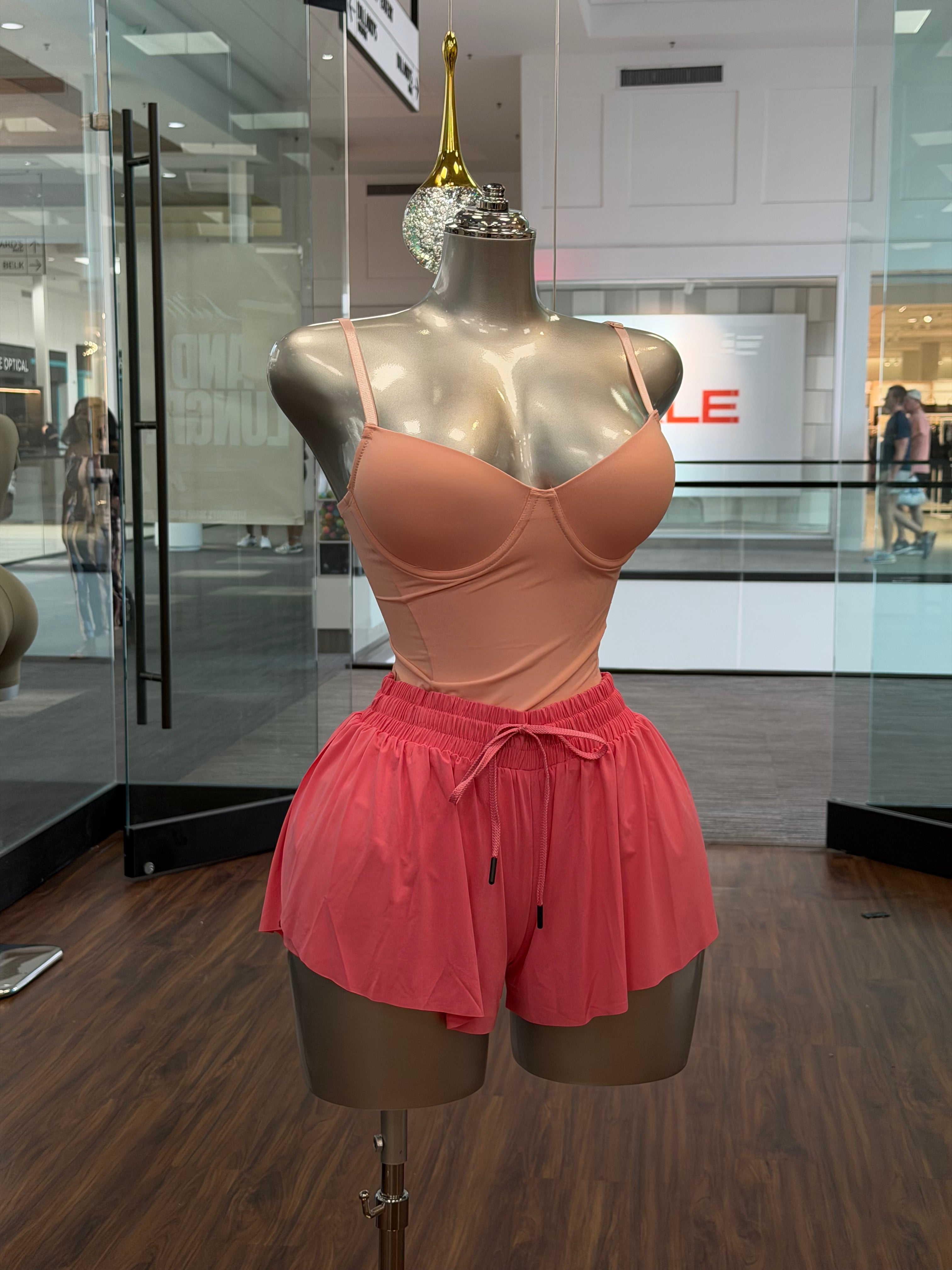 Skort Shorts - Pink