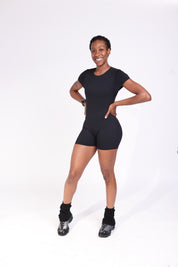 Sculpt Me Romper - Black