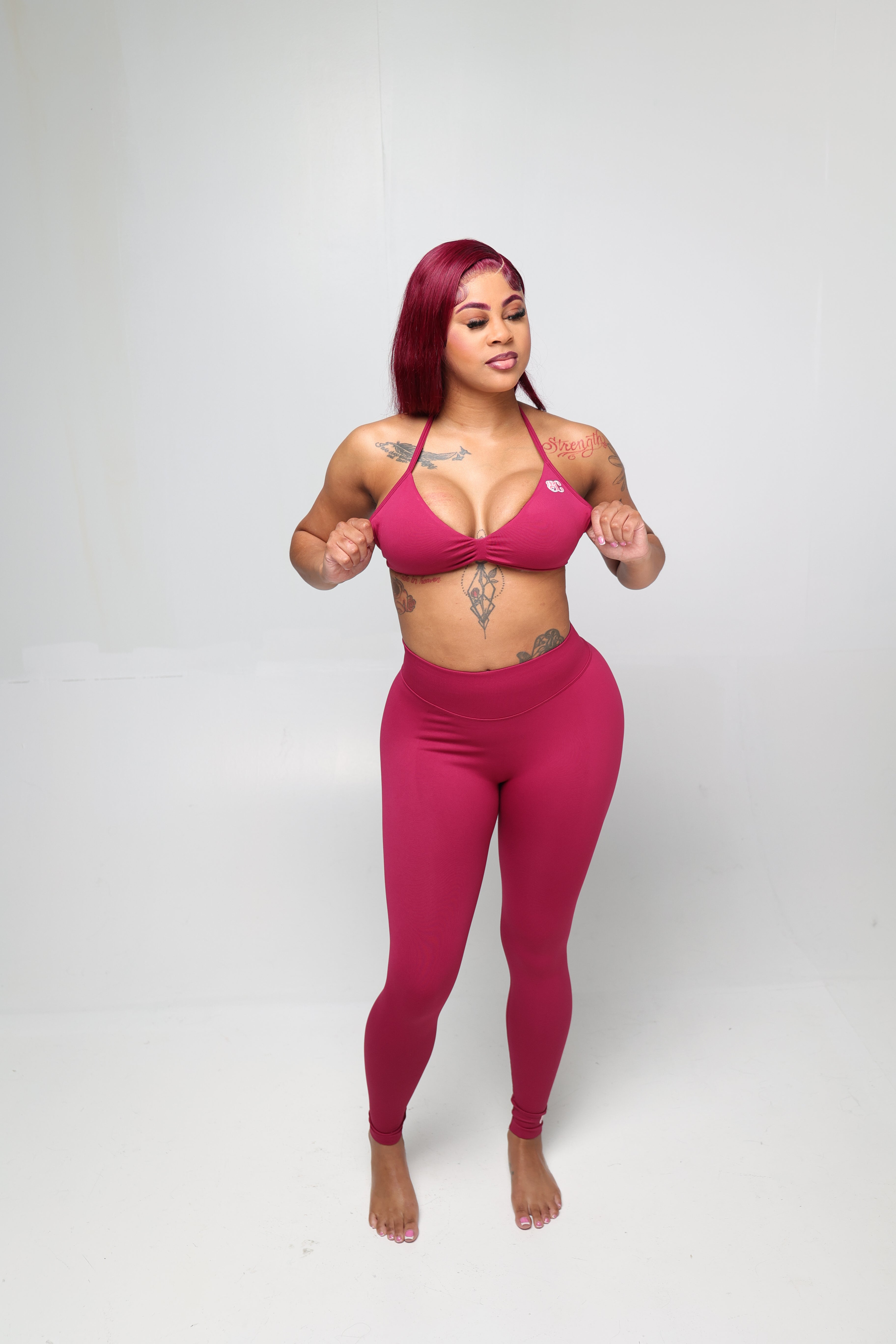 Wild-berry Essential Bralette Set