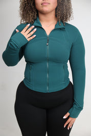 Snatch Fit Zip Jacket - Teal