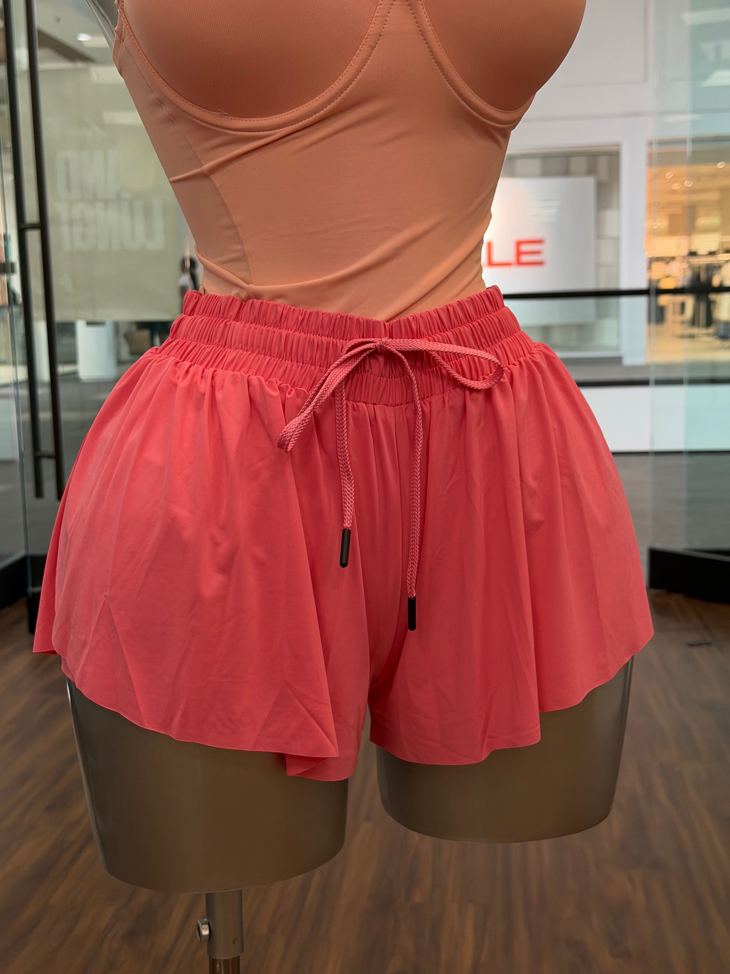 Skort Shorts - Pink