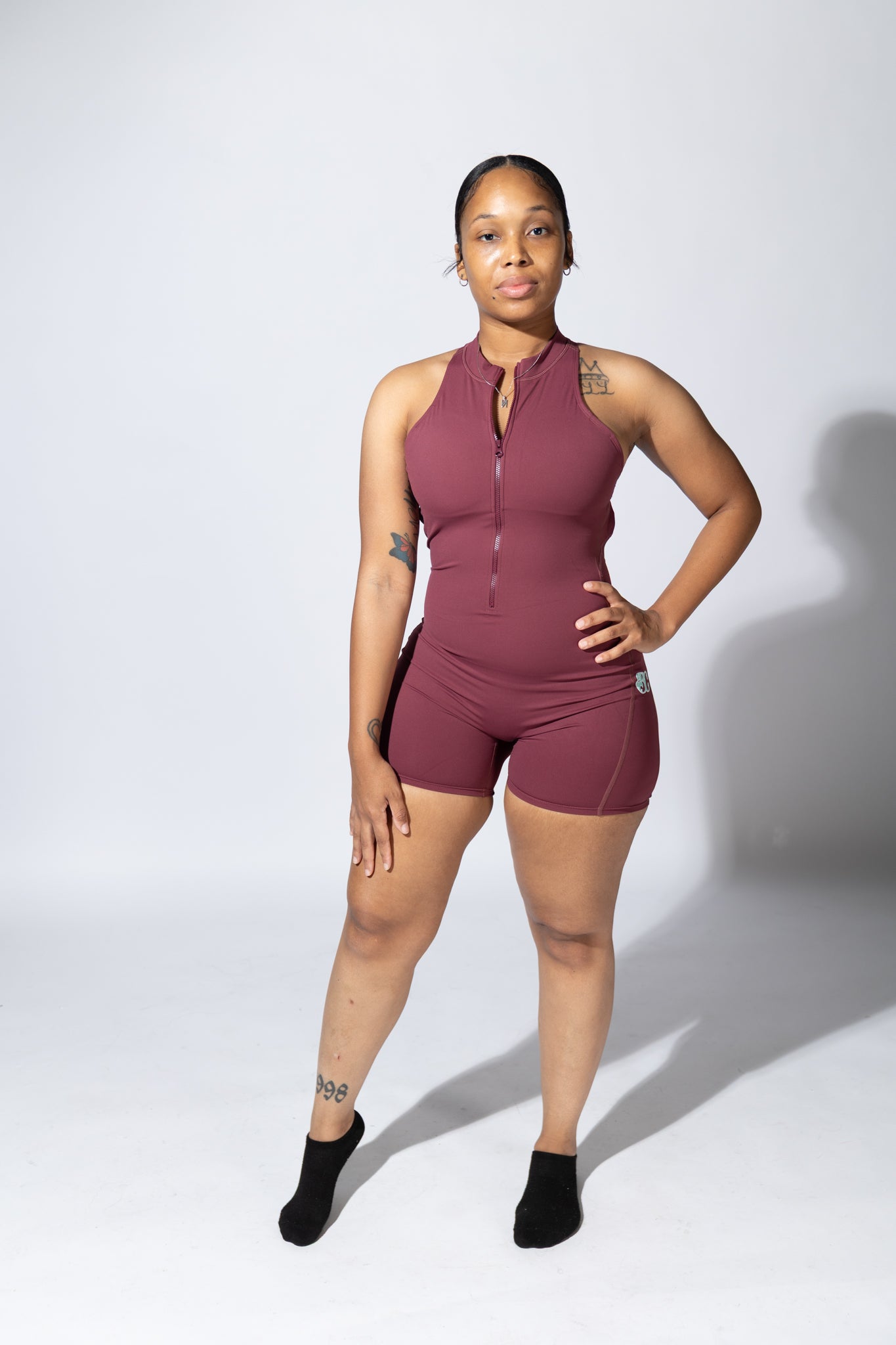 Wine - Sculpt Seamless One-Piece