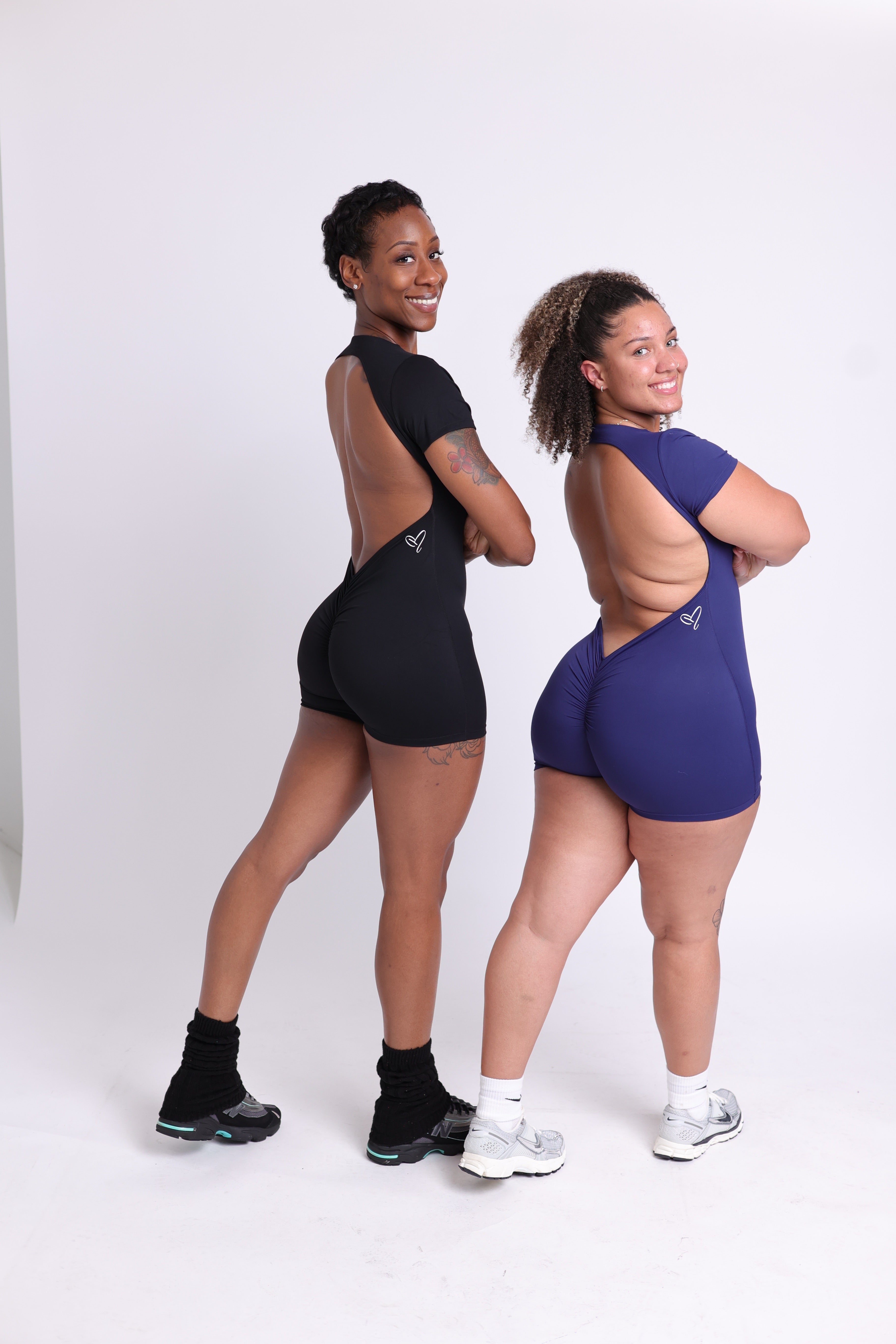 Sculpt Me Romper - Blue