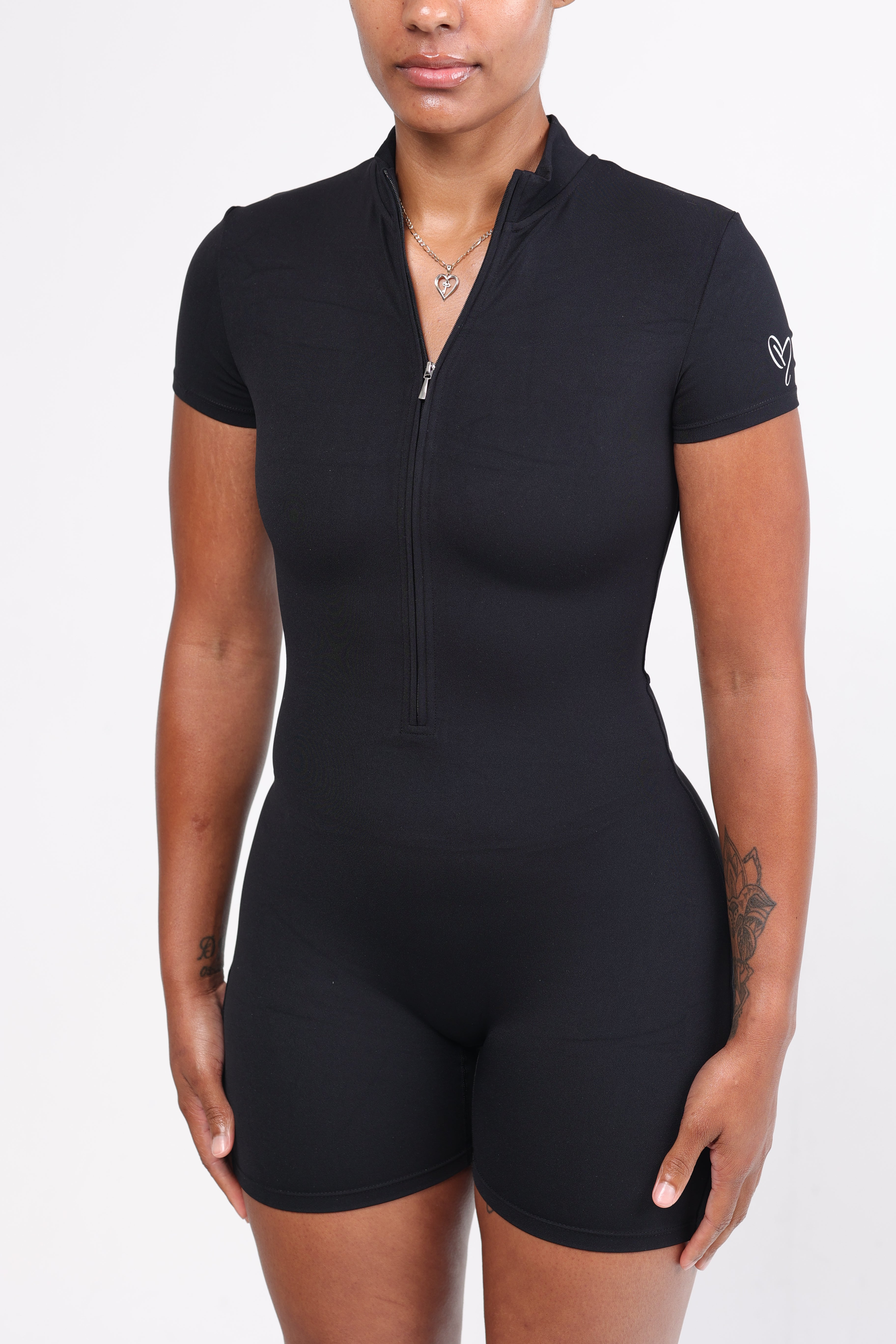 Shape Me Romper- Black