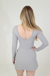 Core Skort Long Sleeve - Ash