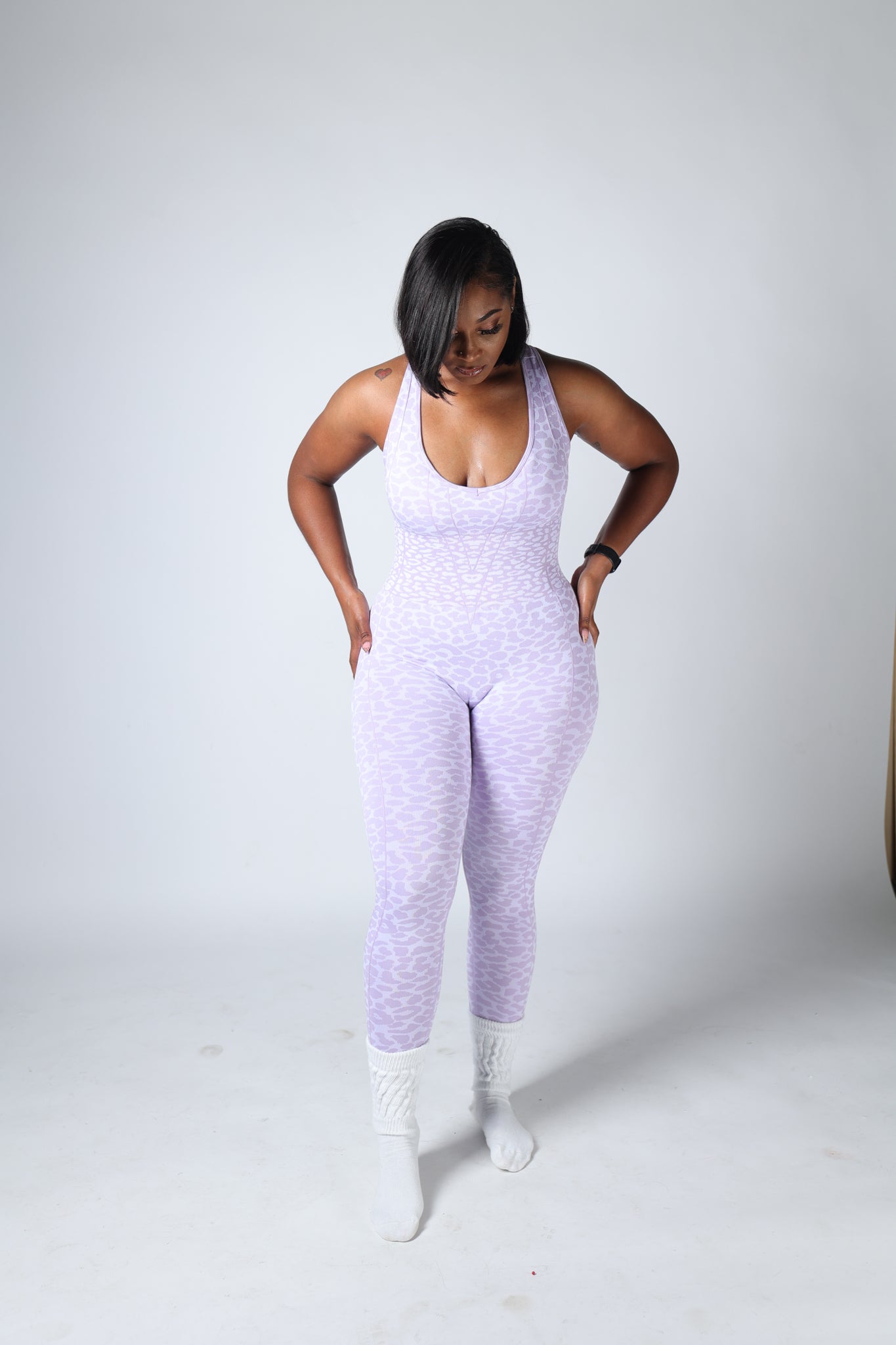 Cheetah Stretch & Compress - Lavender