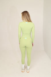 Fit Babe Zip Set - Kiwi