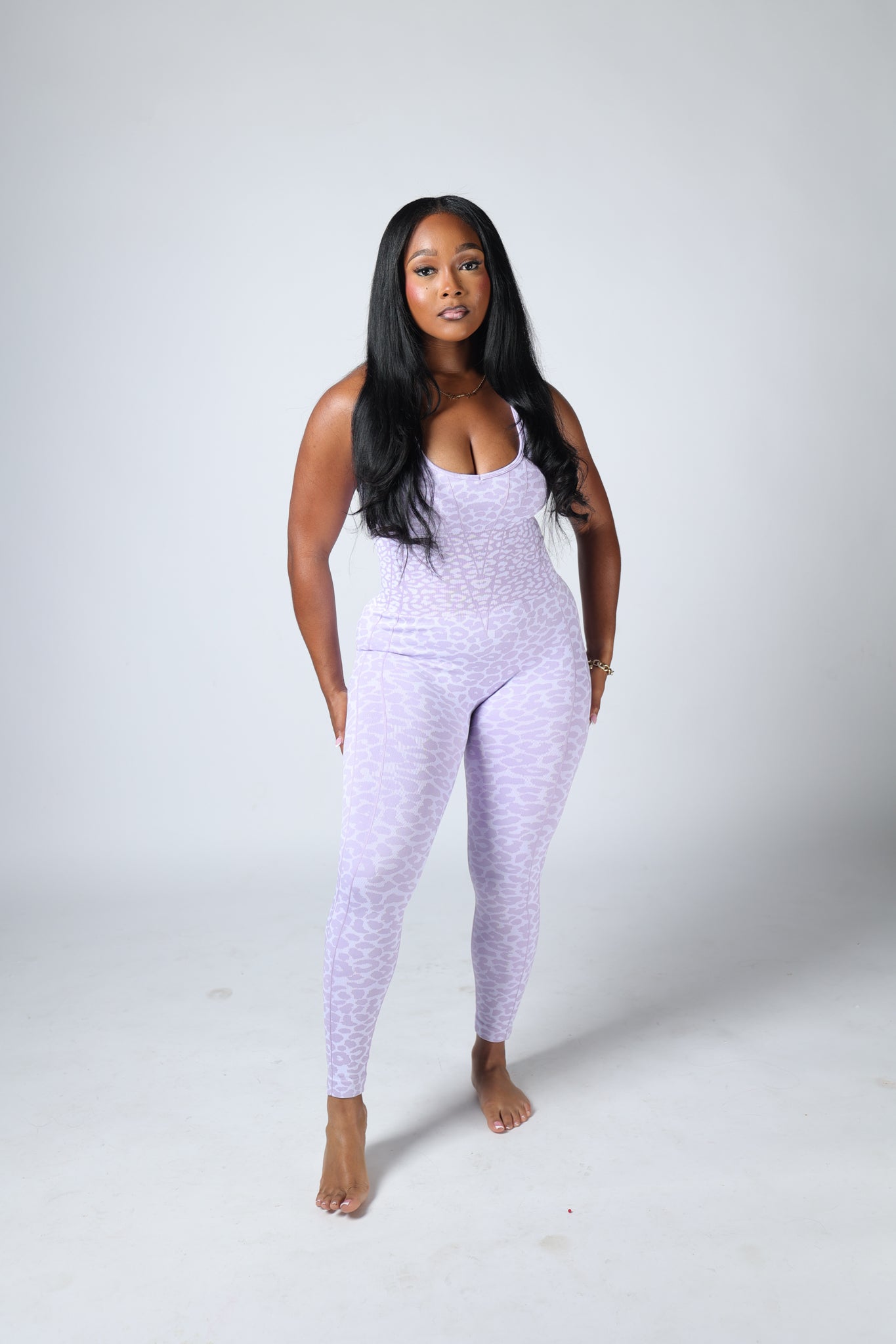 Cheetah Stretch & Compress - Lavender