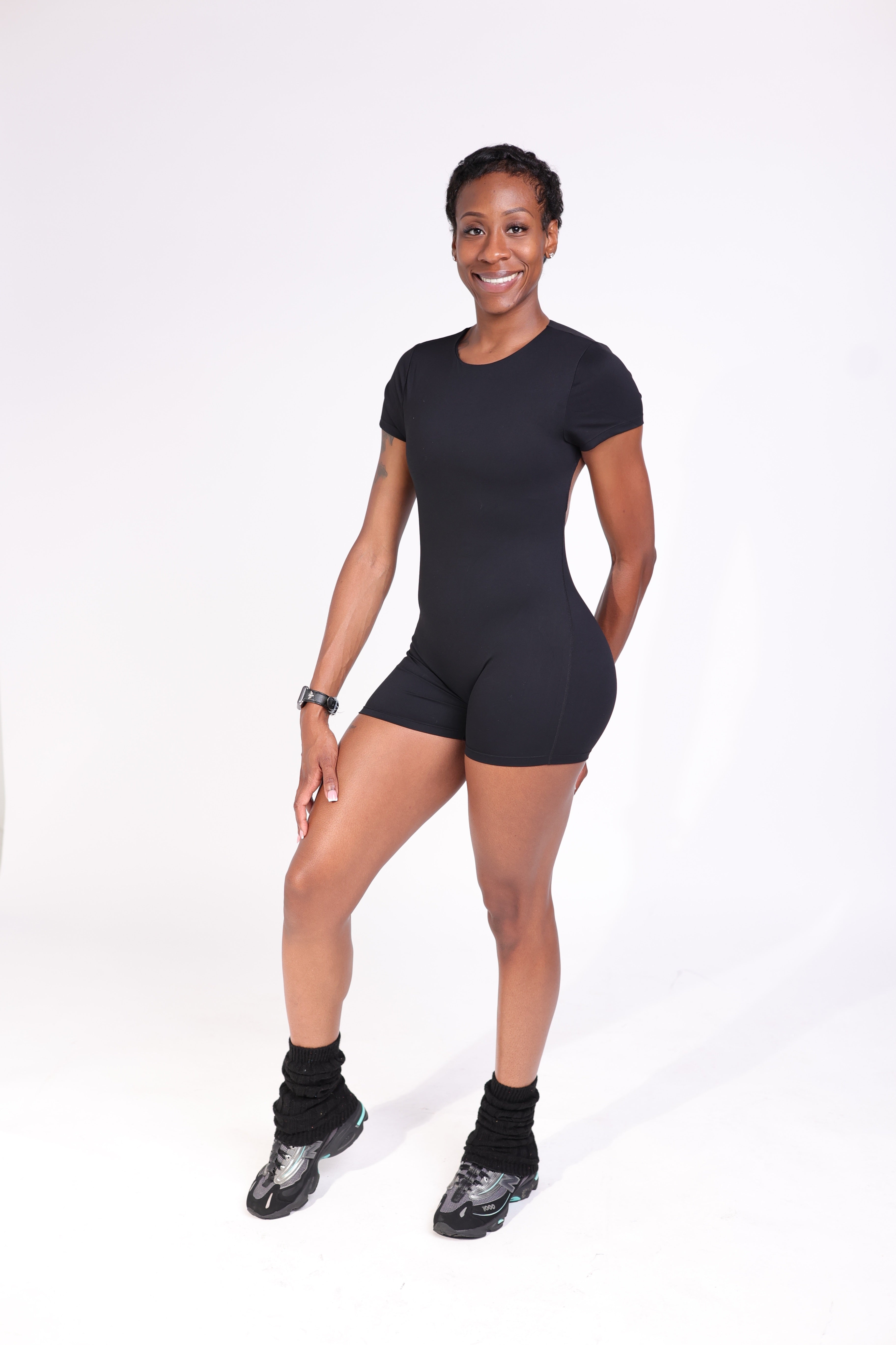 Sculpt Me Romper - Black