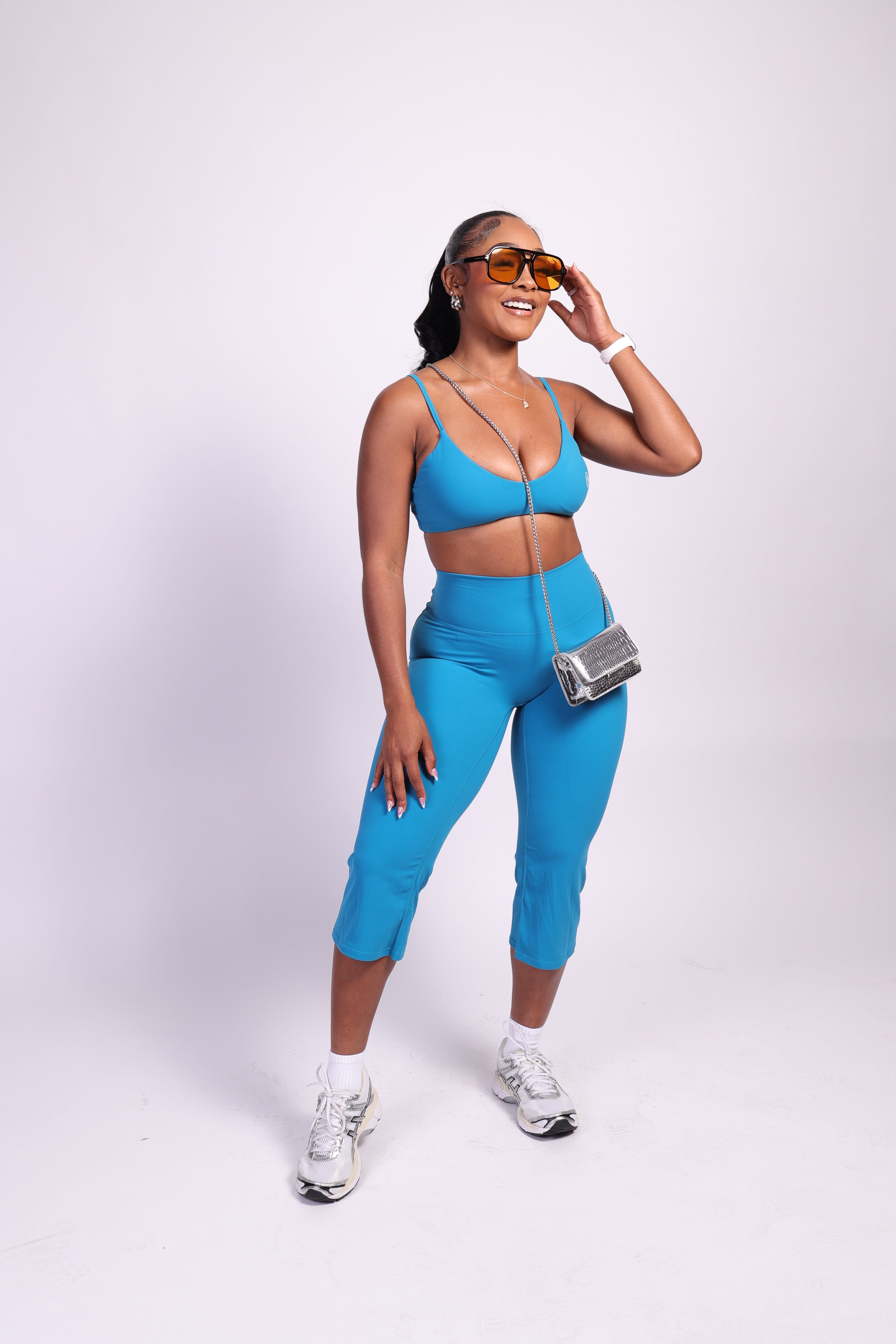 Soft & Simple Capri Set - Aquamarine