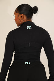 Snatch Fit Zip Jacket - Black