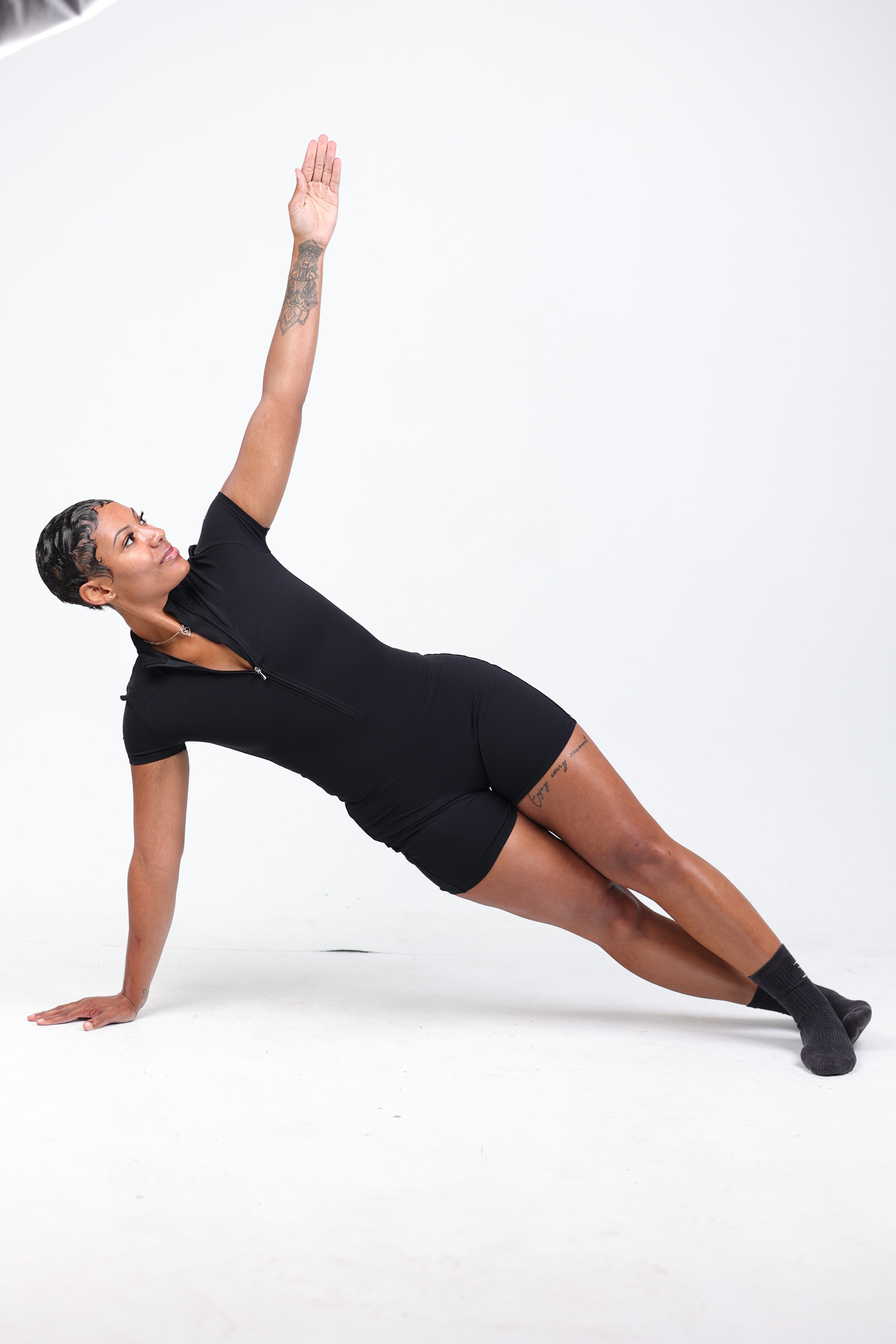 Shape Me Romper- Black