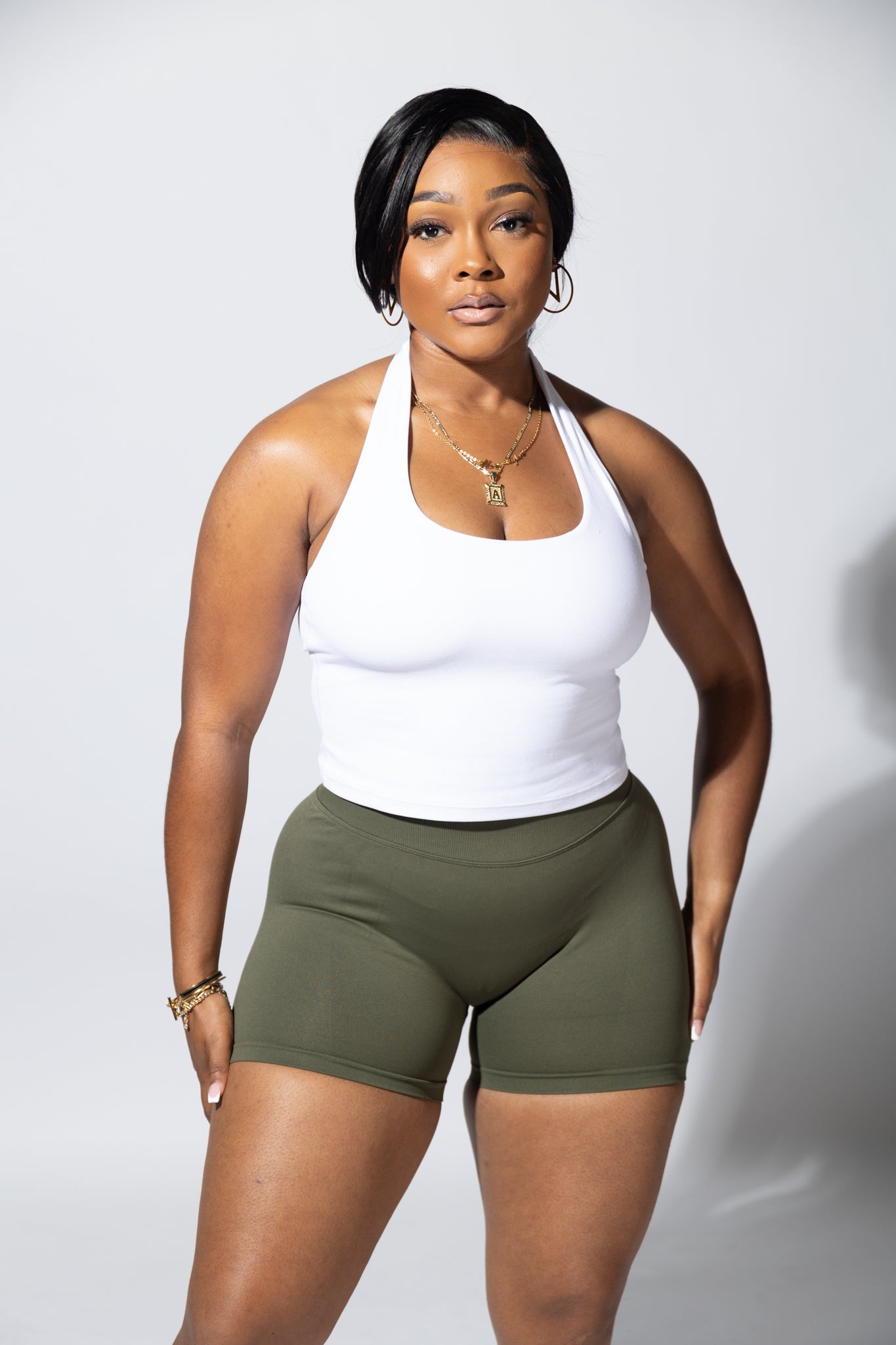 Fav Form Shorts - Olive