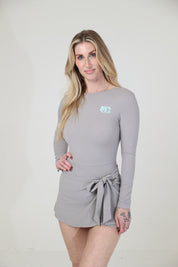 Core Skort Long Sleeve - Ash
