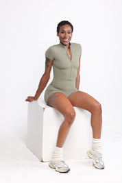 Shape Me Romper- Green