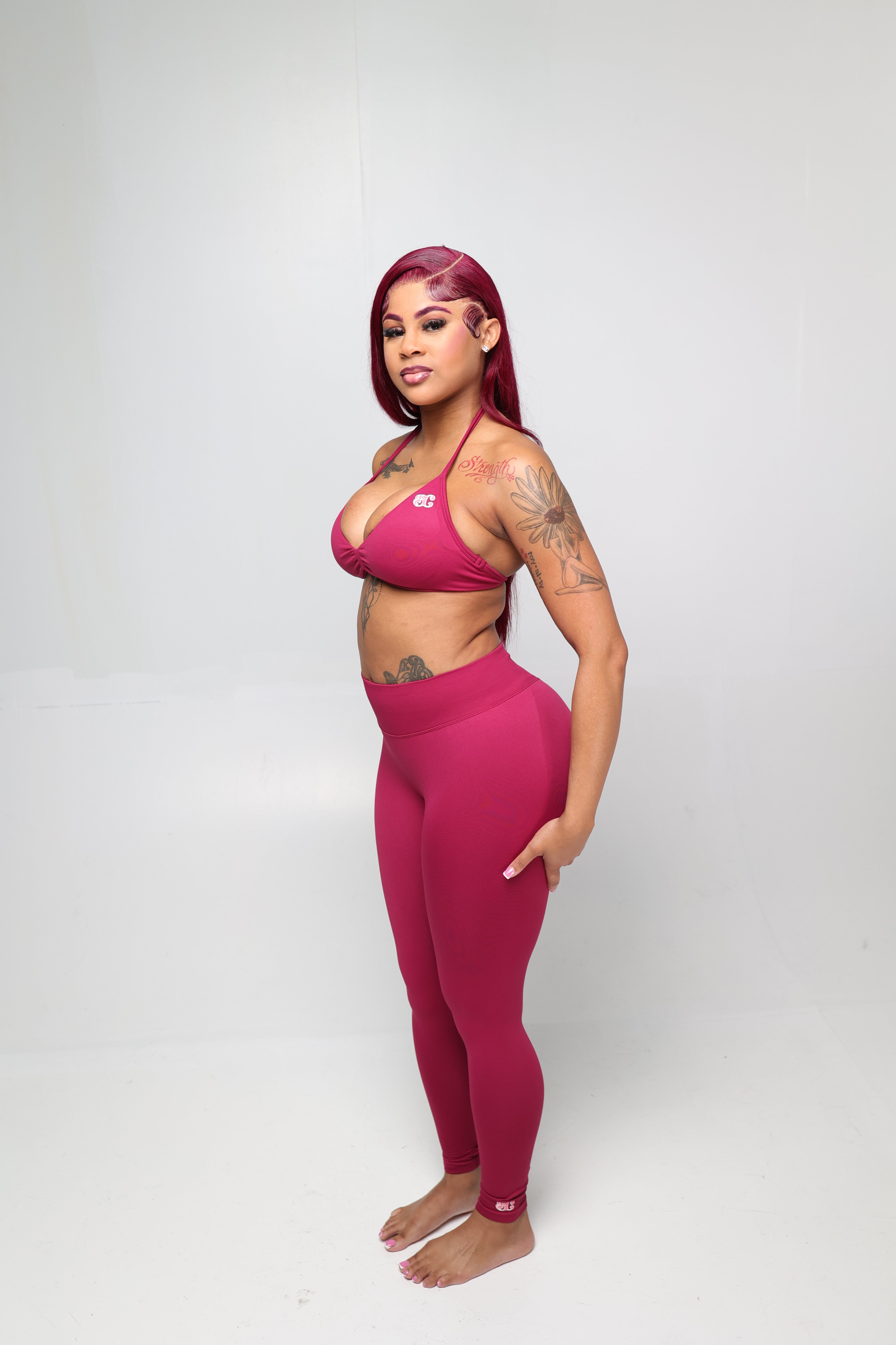 Wild-berry Essential Bralette Set