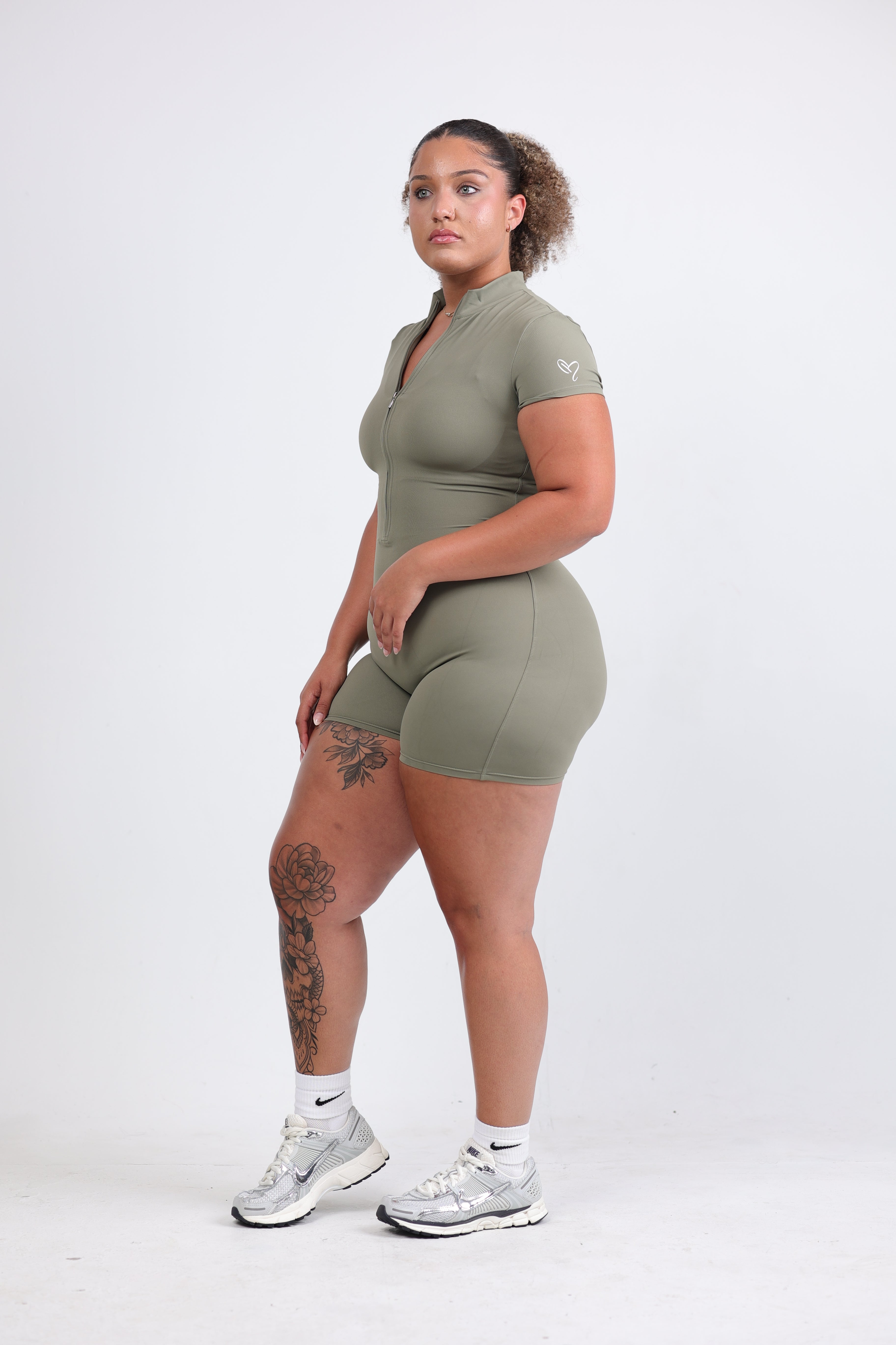 Shape Me Romper- Green