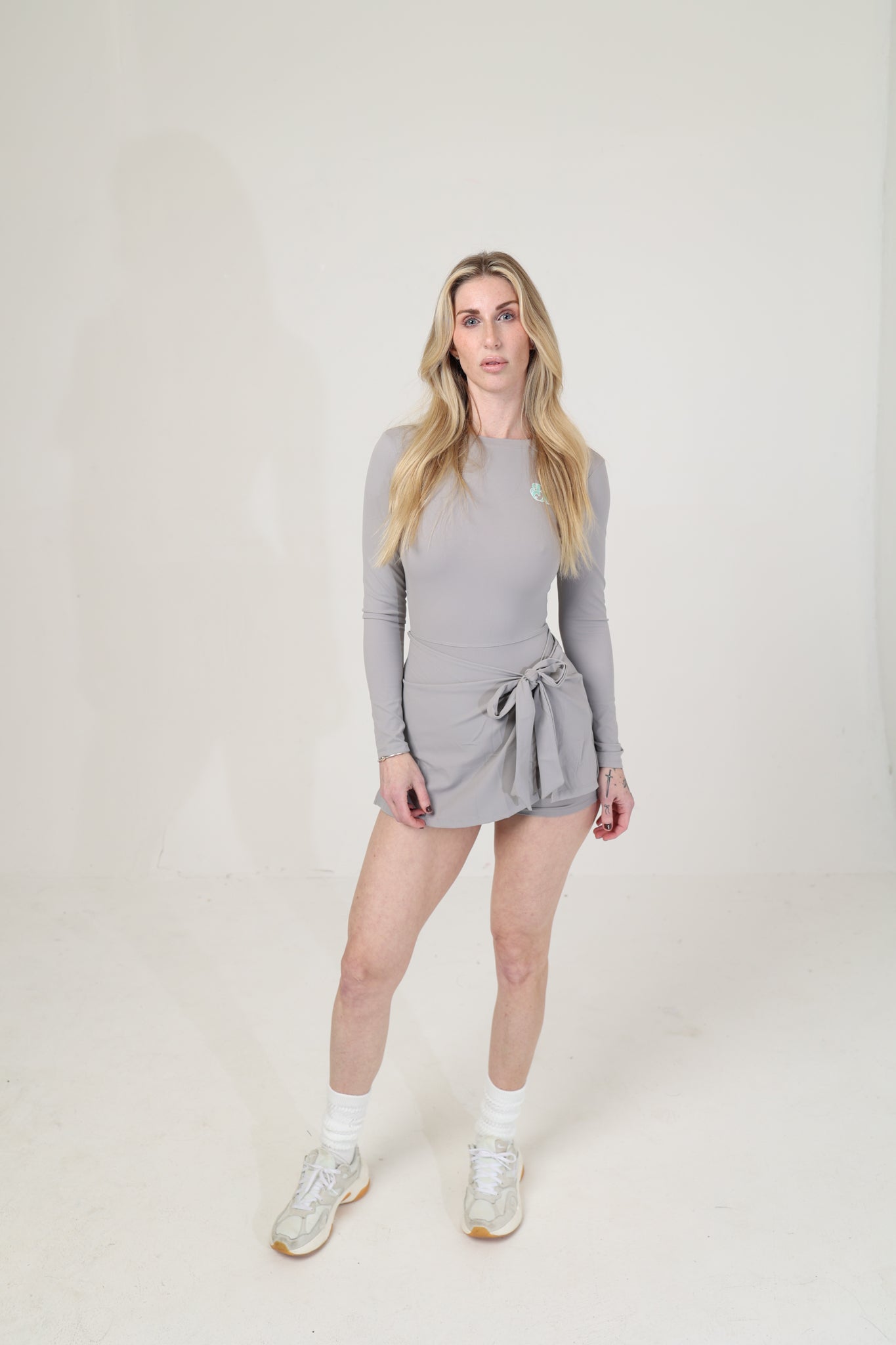 Core Skort Long Sleeve - Ash