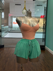 Skort Shorts - Blue