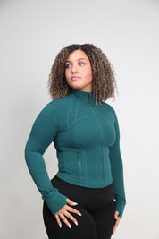 Snatch Fit Zip Jacket - Teal