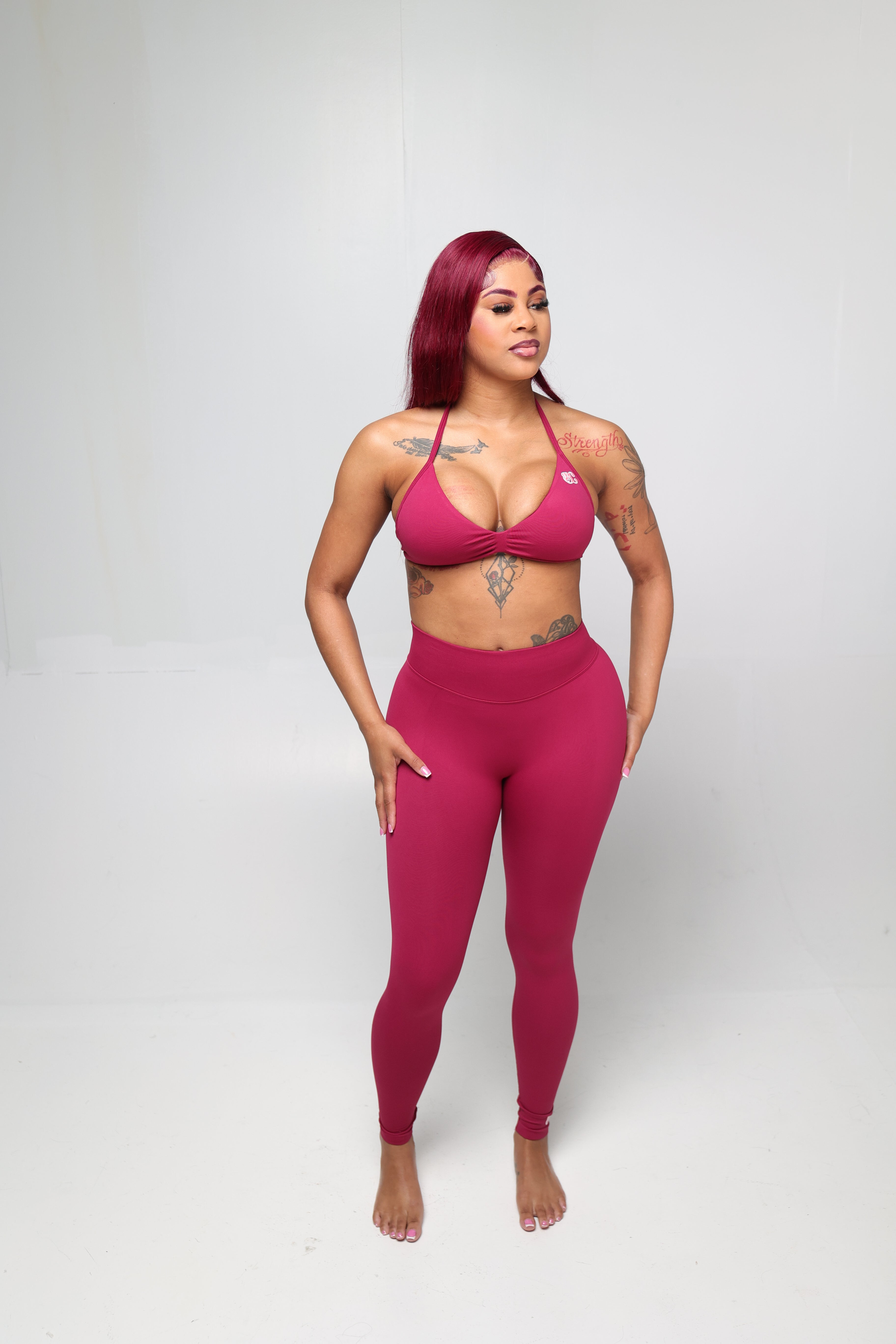 Wild-berry Essential Bralette Set