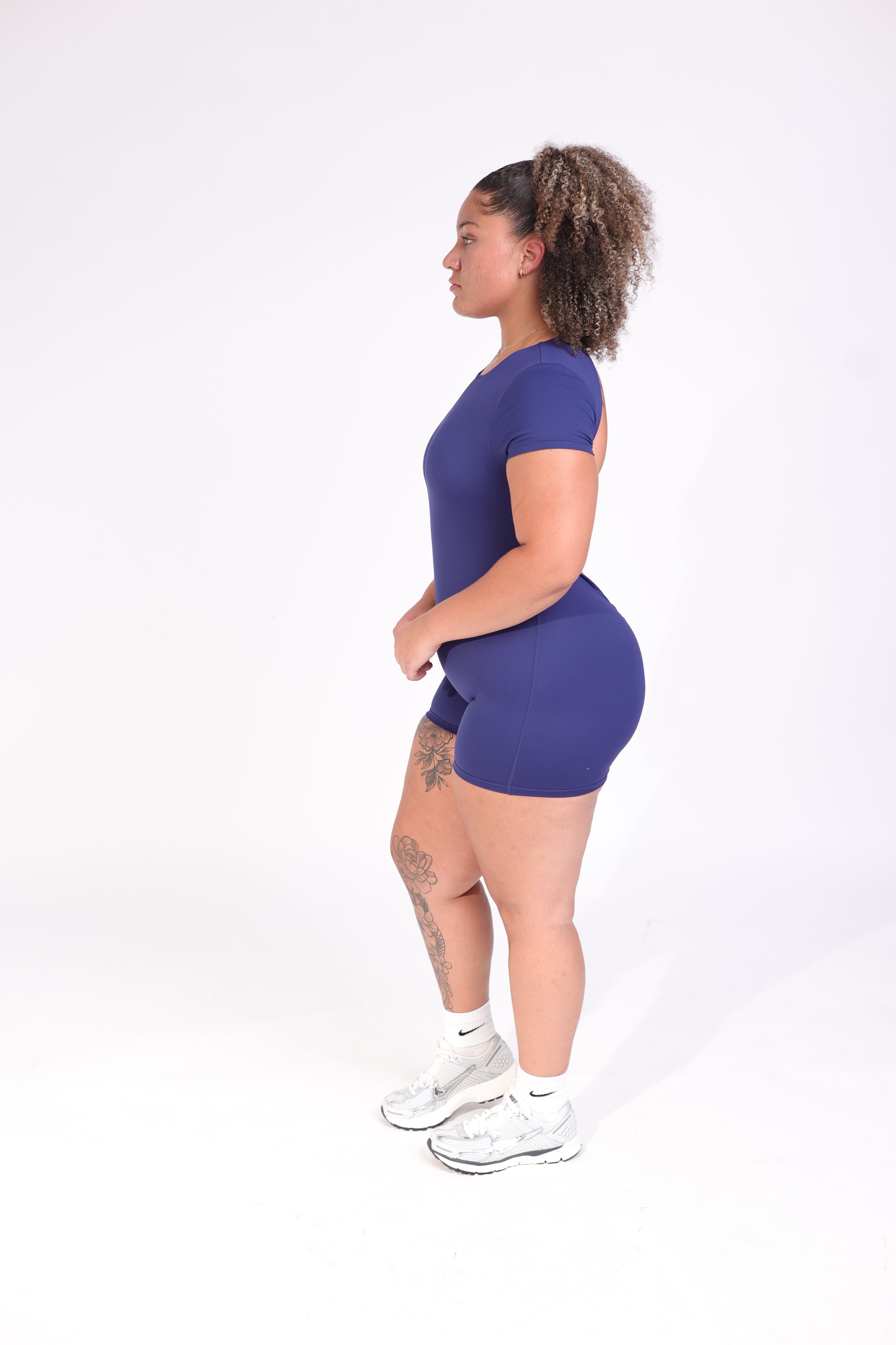 Sculpt Me Romper - Blue