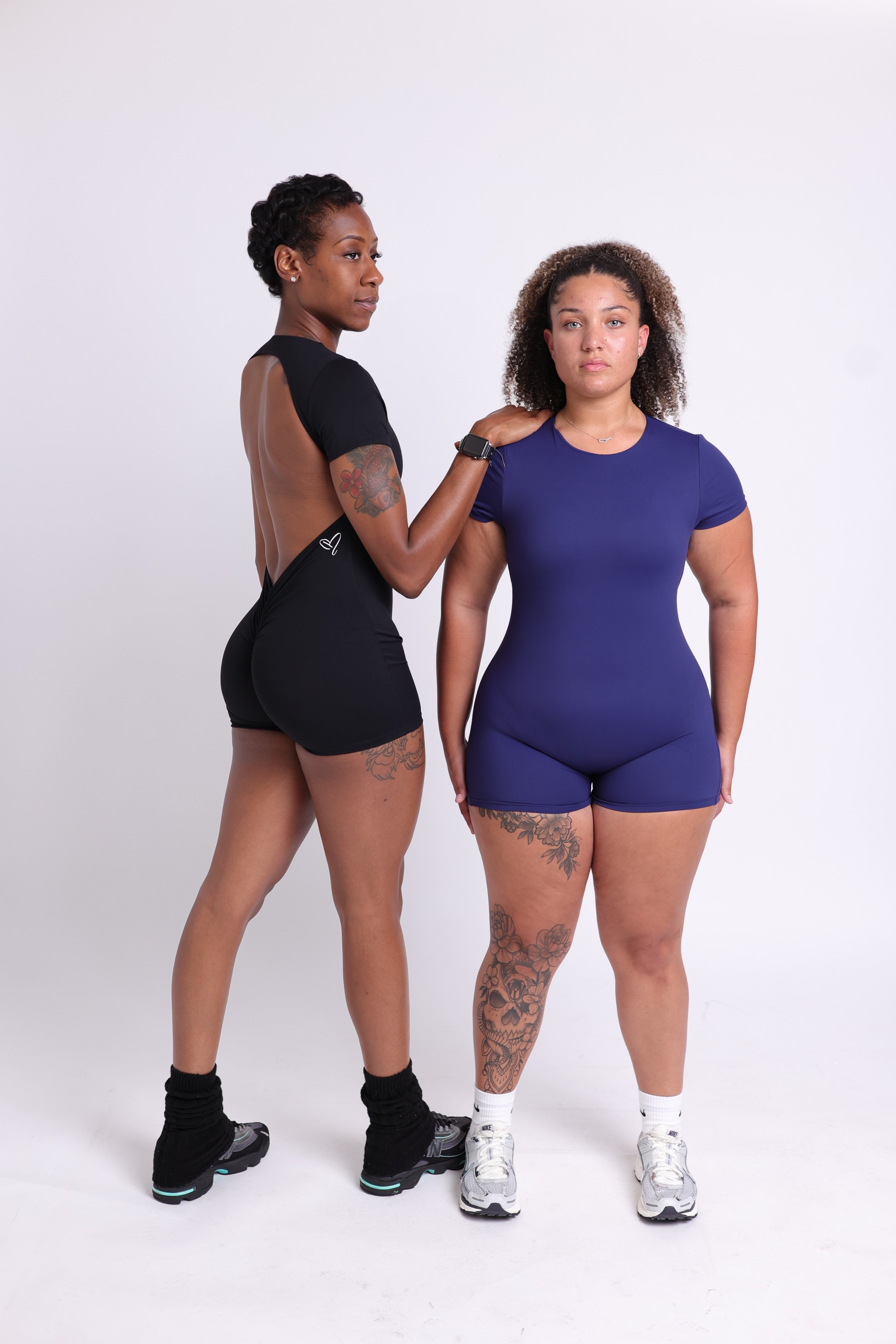 Sculpt Me Romper - Blue