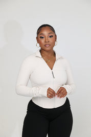 Snatch Fit Zip Jacket - White