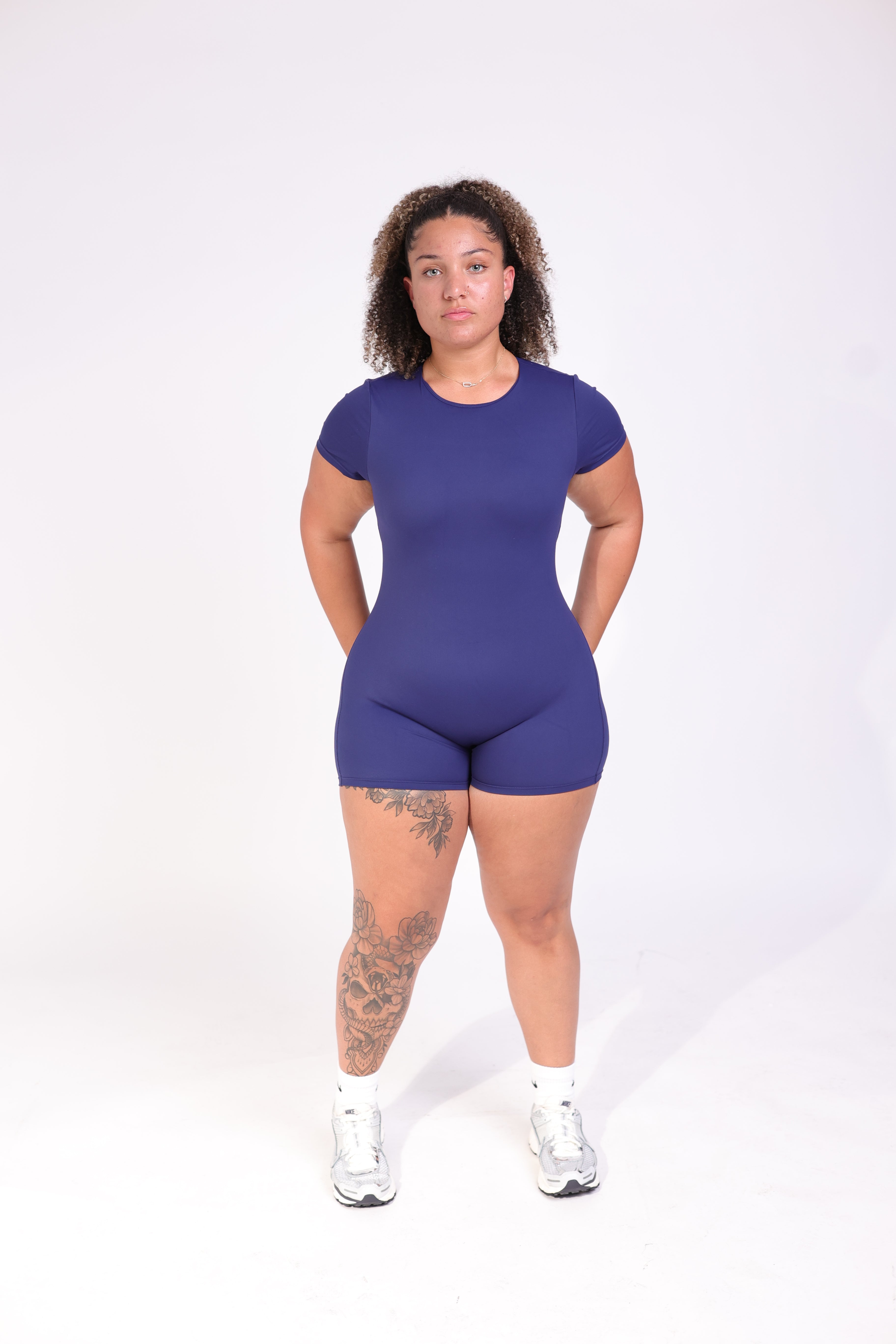 Sculpt Me Romper - Blue