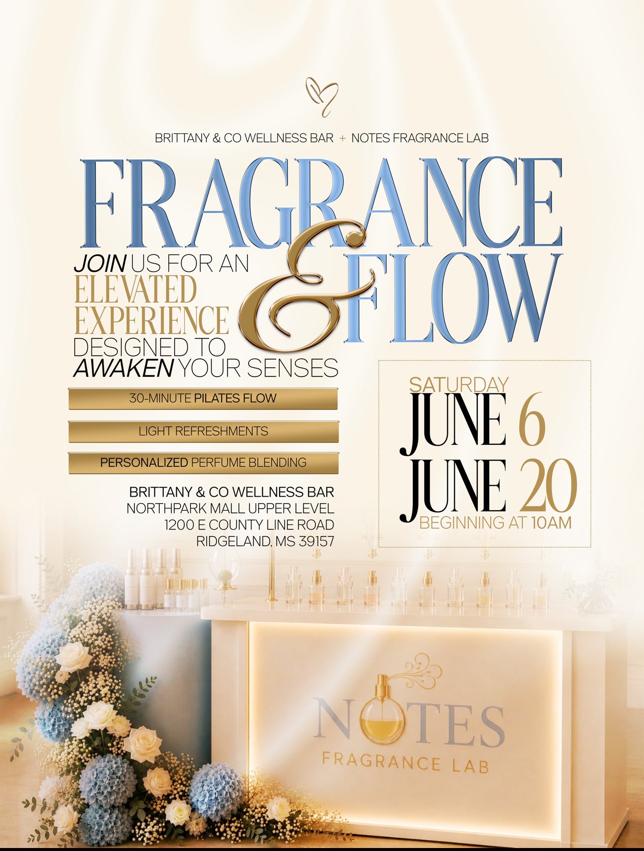 Fragrance & Flow - June 20th, 10am