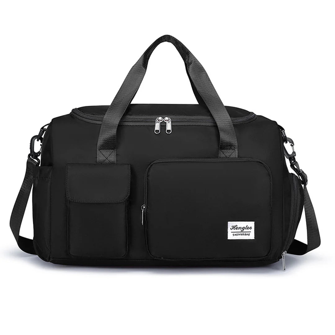 Black Essential Gym Bag