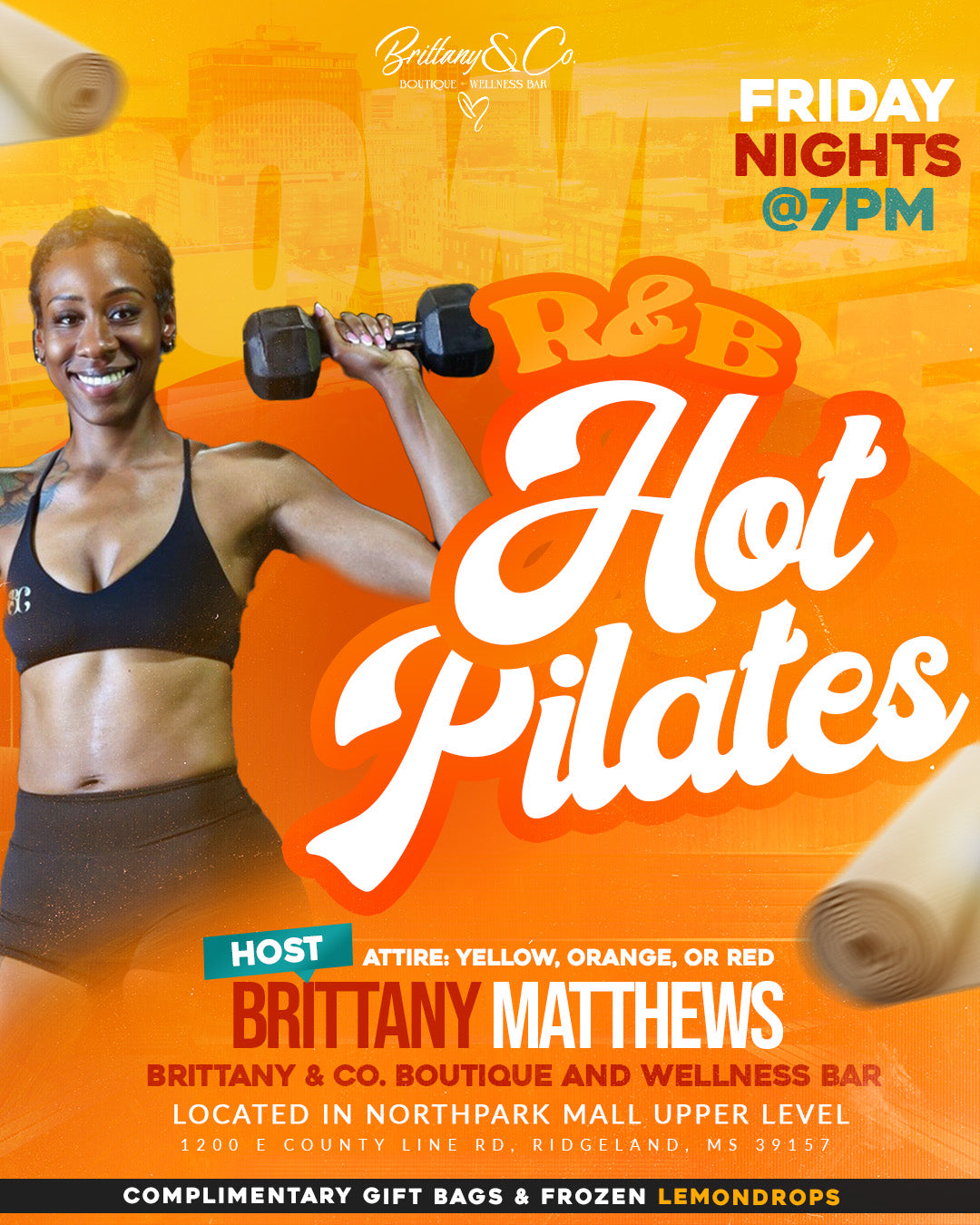 Hot Pilates & Lemon Drops - Friday May 29th - 7pm