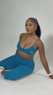Soft & Simple Capri Set - Aquamarine